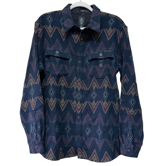 NWOT Mens Roark Nordsman Manawa Tapu Teton Organic Cotton Flannel Shirt, Medium - Picture 1 of 15